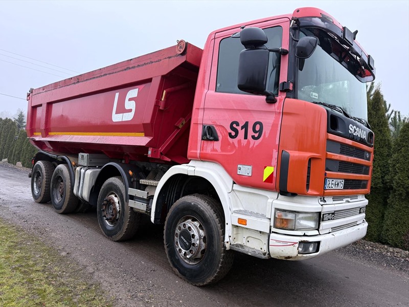 Scania 124c Rigid 8x4 - Wywrotka czteroosiowa